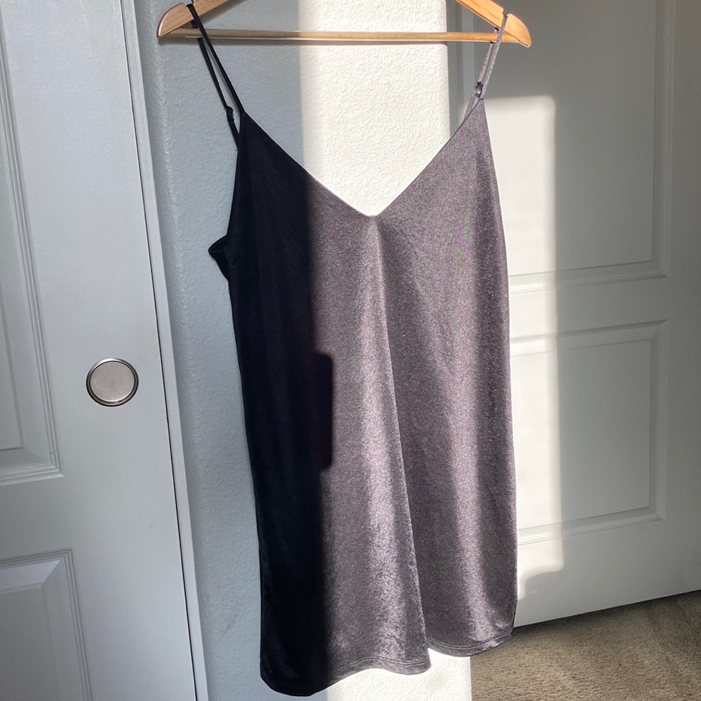 Black Zara slip dress